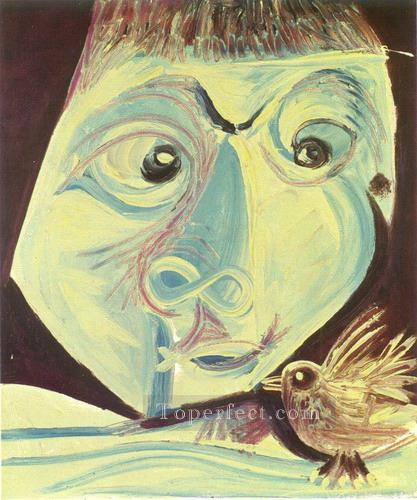 La cabeza y el hueso 1971 2 Pablo Picasso Pintura al óleo